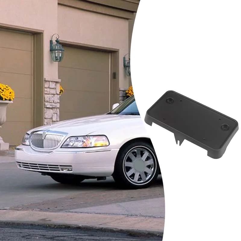 1piece set ABS black For Lincoln Town 2003-2011 car front license plate bracket Car accessories OE: 3W1Z17A385AAB | FO1068117