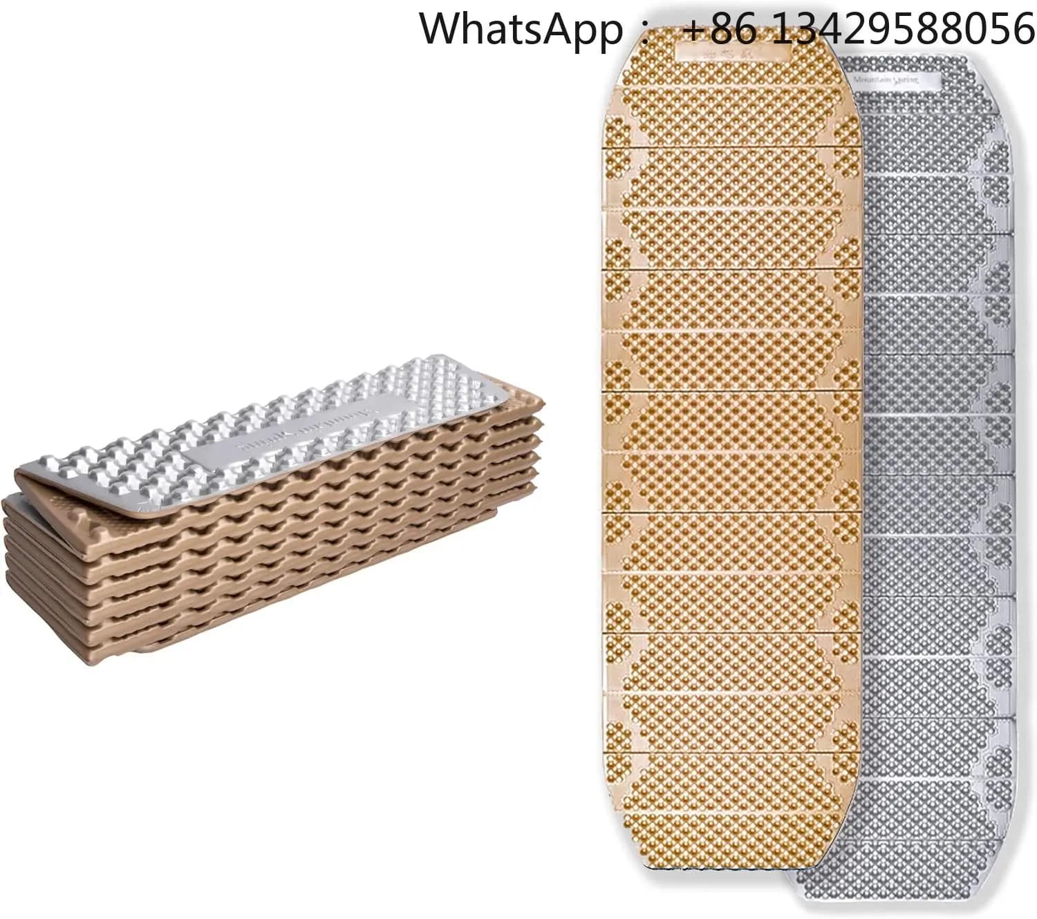 Mountain Spring M1 Series Moisture-Proof Folding Closed Cell Foam Sleeping Pad R-1.9Ultra-Lightweight Hexagonal Design Sleeping