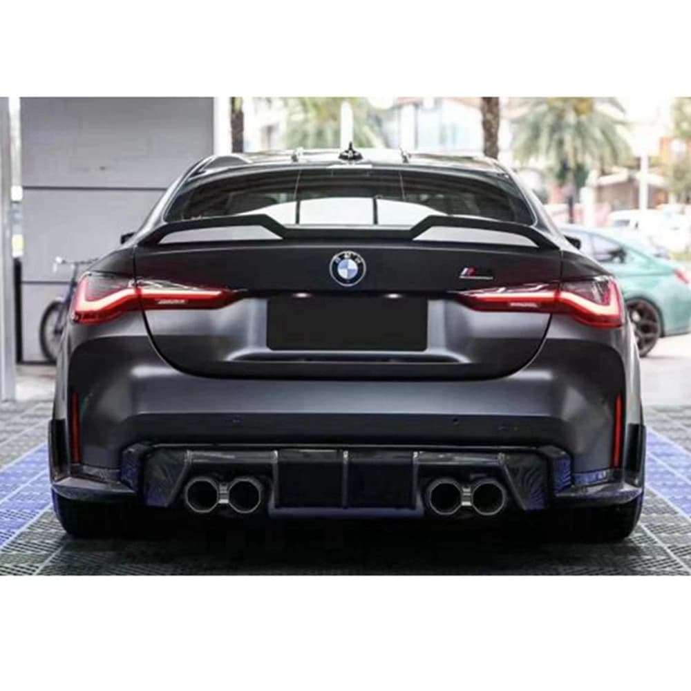 For BMW M3 M4 M5 G20 G28 G22 G80 G30 F90 2021-2022 High Quality ABS Glossy black Car Rear Wing Trunk Lip Spoiler