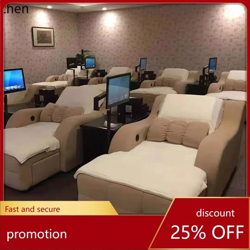 CZ Bath Center Rest Sofa Electric Foot Bath Sauna Spa Club Sofa Bed Hot Spring Foot Bath Sofa Recliner