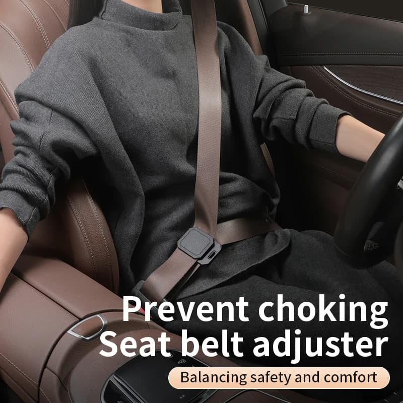 Plastic Strong Adjustable Car Safety Belt Clips Slip-Resistant Seat Belt Buckle Simple Clamp Fixing Clip Car Styling Accessorie
