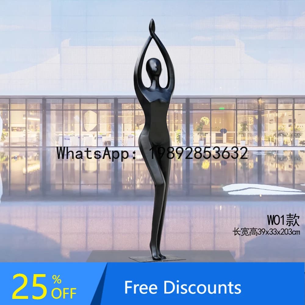 YFY Abstract Figure Sculpture Mall Hotel Art Center Sales Office Corridor Floor Decoration Creative Ornament Small Piece