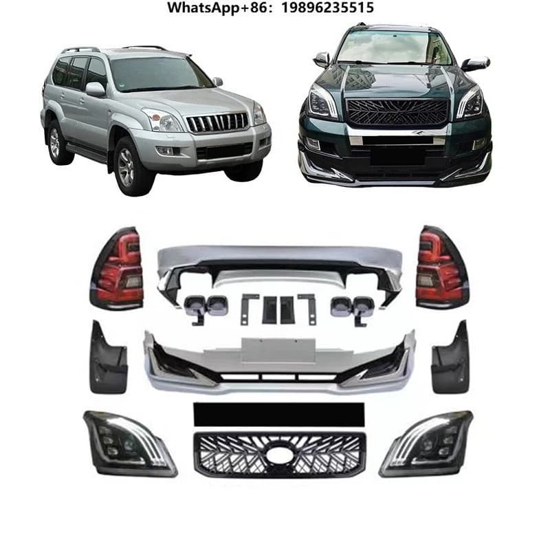 New Arrival 2003-2009 Car Bumper Lip Bodykit for  Fj120 Upgrade to TRD-S Design Body Kit