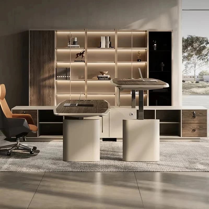 high quality Modern Office Furniture Lifting Dk Height Adjustle Dktop Standing Tle