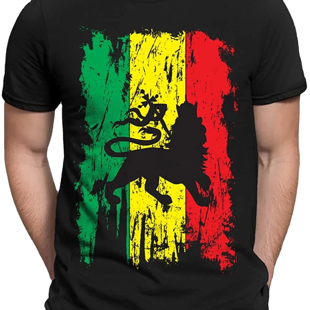 Flag Rasta Flag Men's Summer Cotton O-neck Short Sleeve T Shirt