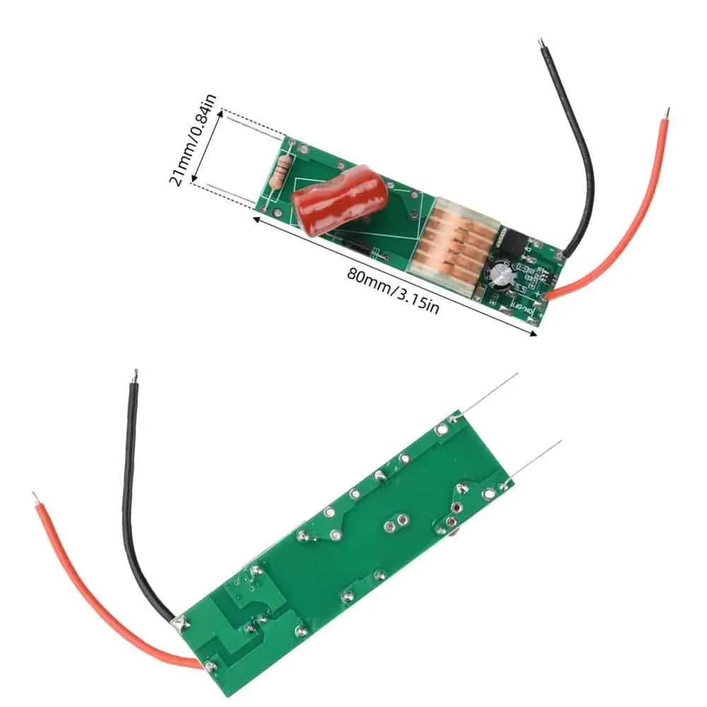 High Voltage Boost Pulse Generator Module 3.7V to 3000V Single Lithium Battery Power Supply Arc Generator Step‑Up Circuit Module