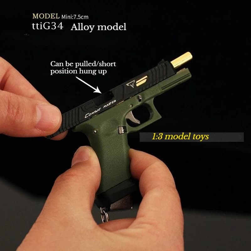 1:3 Alloy Mini Disassembly Model G34 Keychain Small Pendant Home Desktop Small Ornaments