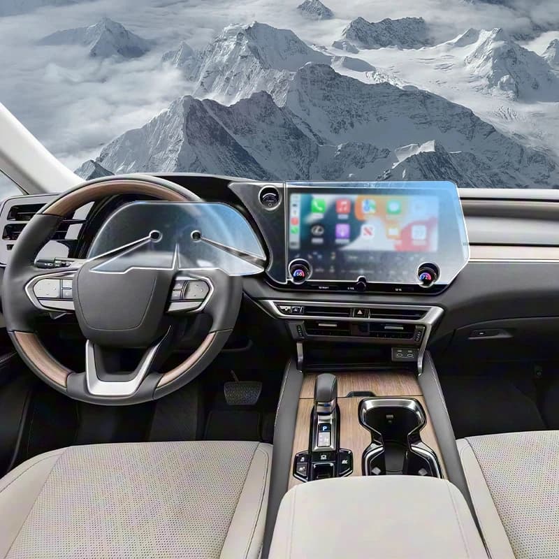 For Lexus RX 350 350h 500h 2023-2026 LCD Screen Anti Fingerprint Matte TPU Car Navigation Screen Protective Film Accessories PPF