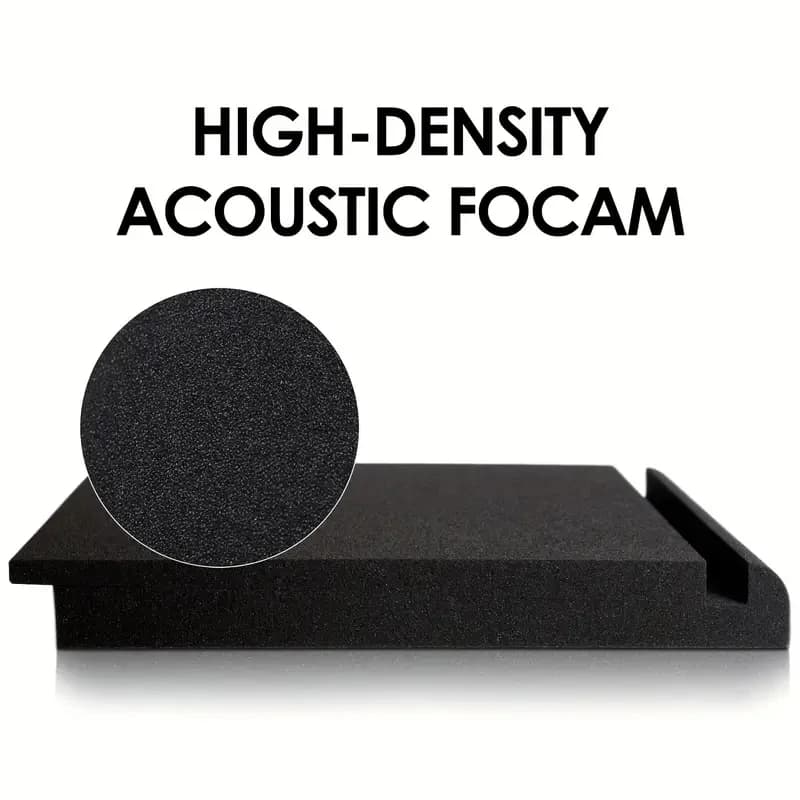 1Set Studio Monitor Speaker Acoustic Foam Isolator Pads Anti-shock Anti-skid Sponge Desktop Speakers Isolation Panels