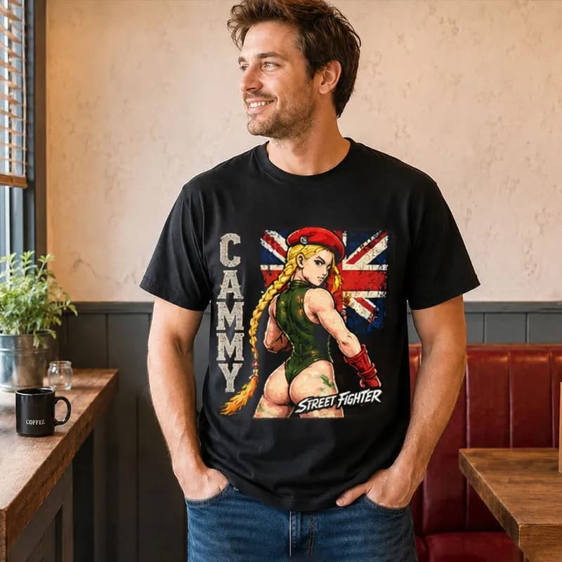 Street Fighter Graphic T-shitr Gift for Gamer Retro Arcade Fighting Game Classic Tee 0813 Hadouken World Warriors Unisex Top