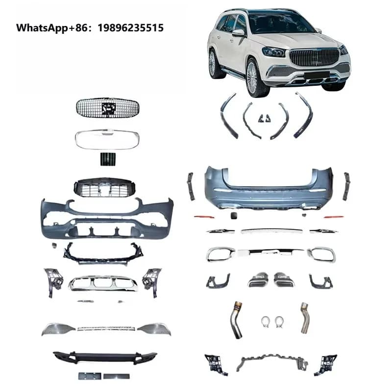 New Arrival Car Bumper Grille Fender Flare Bodykit for 2024 Design Gls Tuning to 63 Body Kit