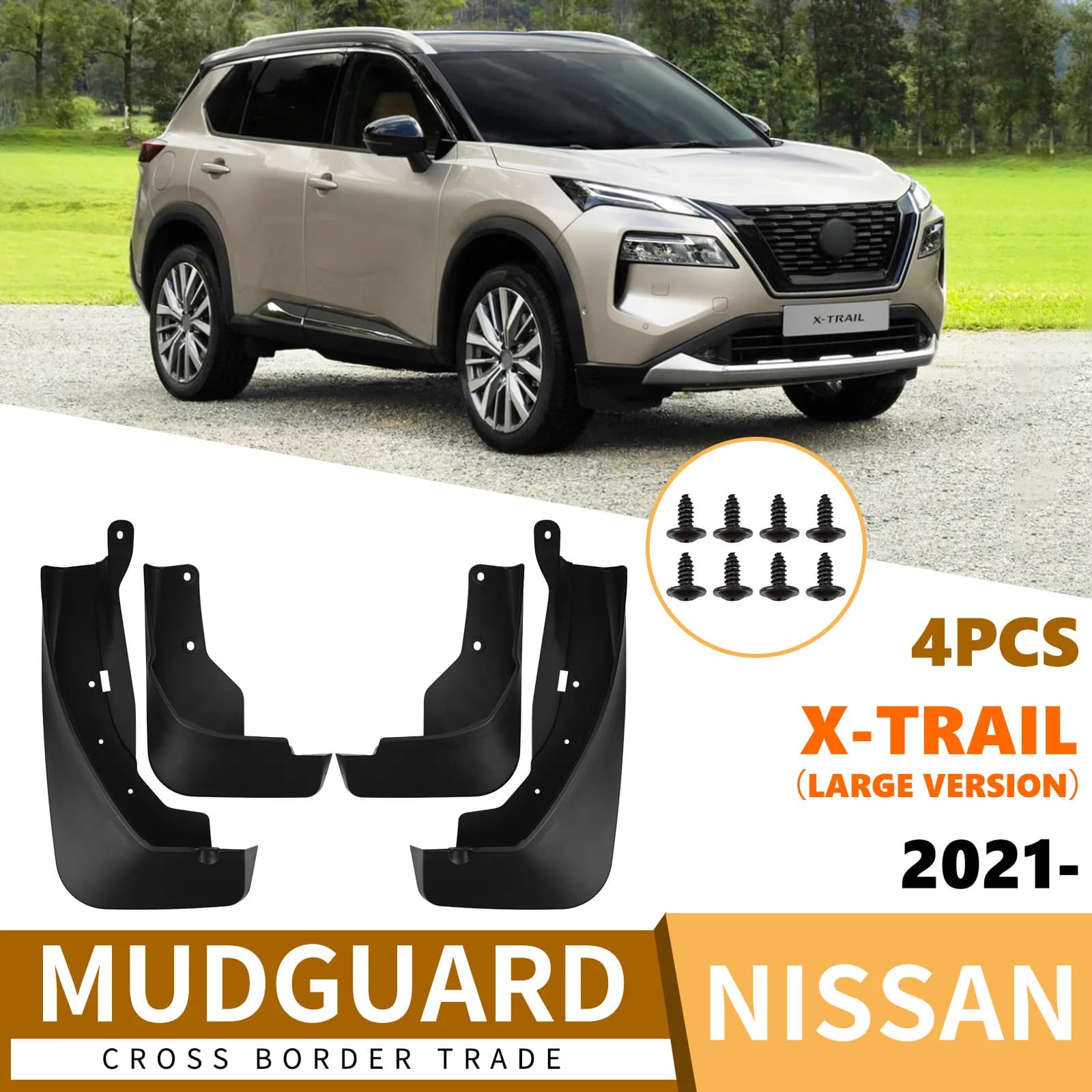 For Nissan X-Trail 2021-2025 Rogue car fender skin car fender mud flaps car accessories fender flares