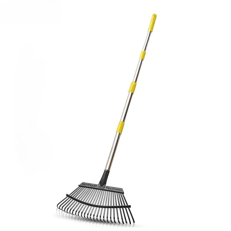 Grass rake dead leaf rake wire grass gardening tool deciduous leaf rake