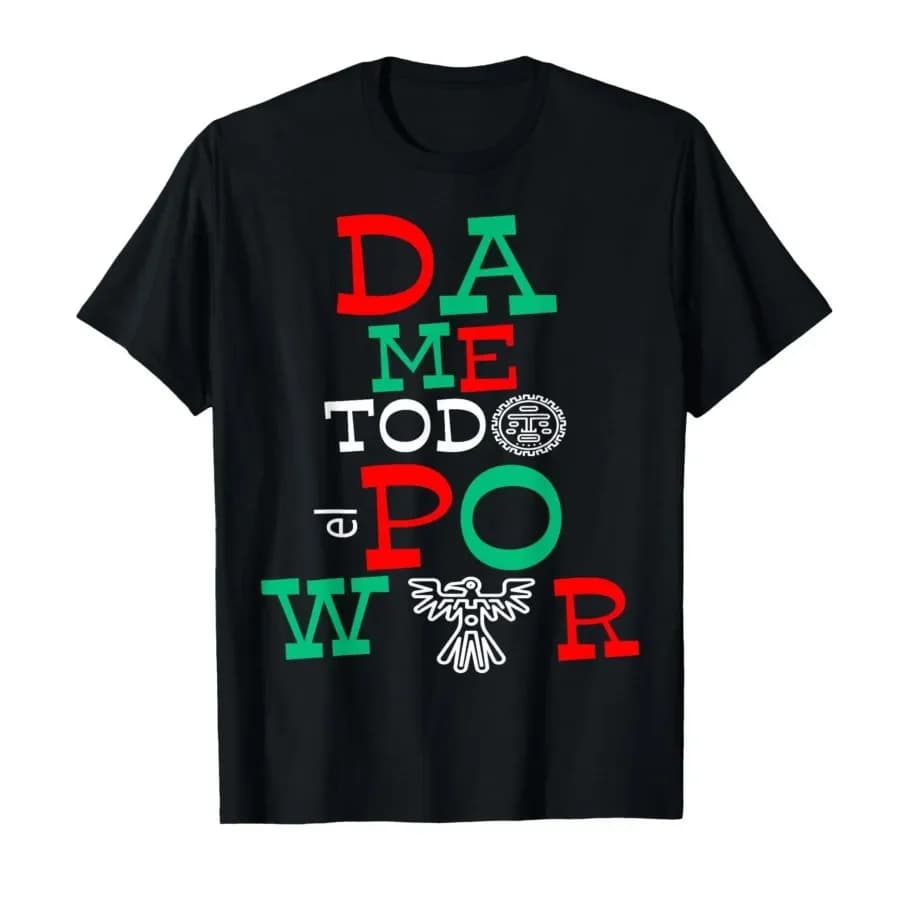 Funny México Eagle Emblem Mexican Flag Patriotic Souvenir T-shirt For Men Women 100% Cotton T Shirts Short Sleeve Tops 0406-1