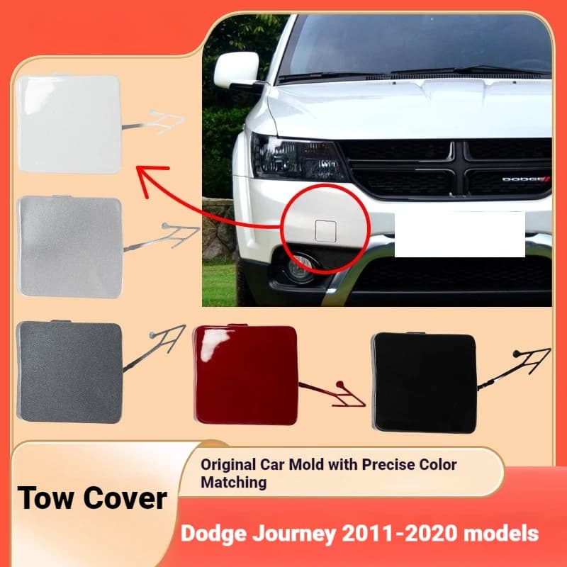Suitable for 11-20 Dodge Coolway Front Bumper Trailer Cover Front Bar Traction Cover Rescue Pull Car Cover