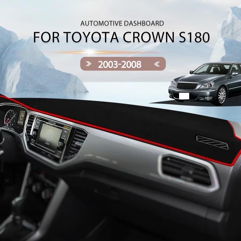 For Toyota crown s180 2003-2008 Dash Mat Sun Shade Anti-UV Carpets Car Accessories Car Dashboard Cover