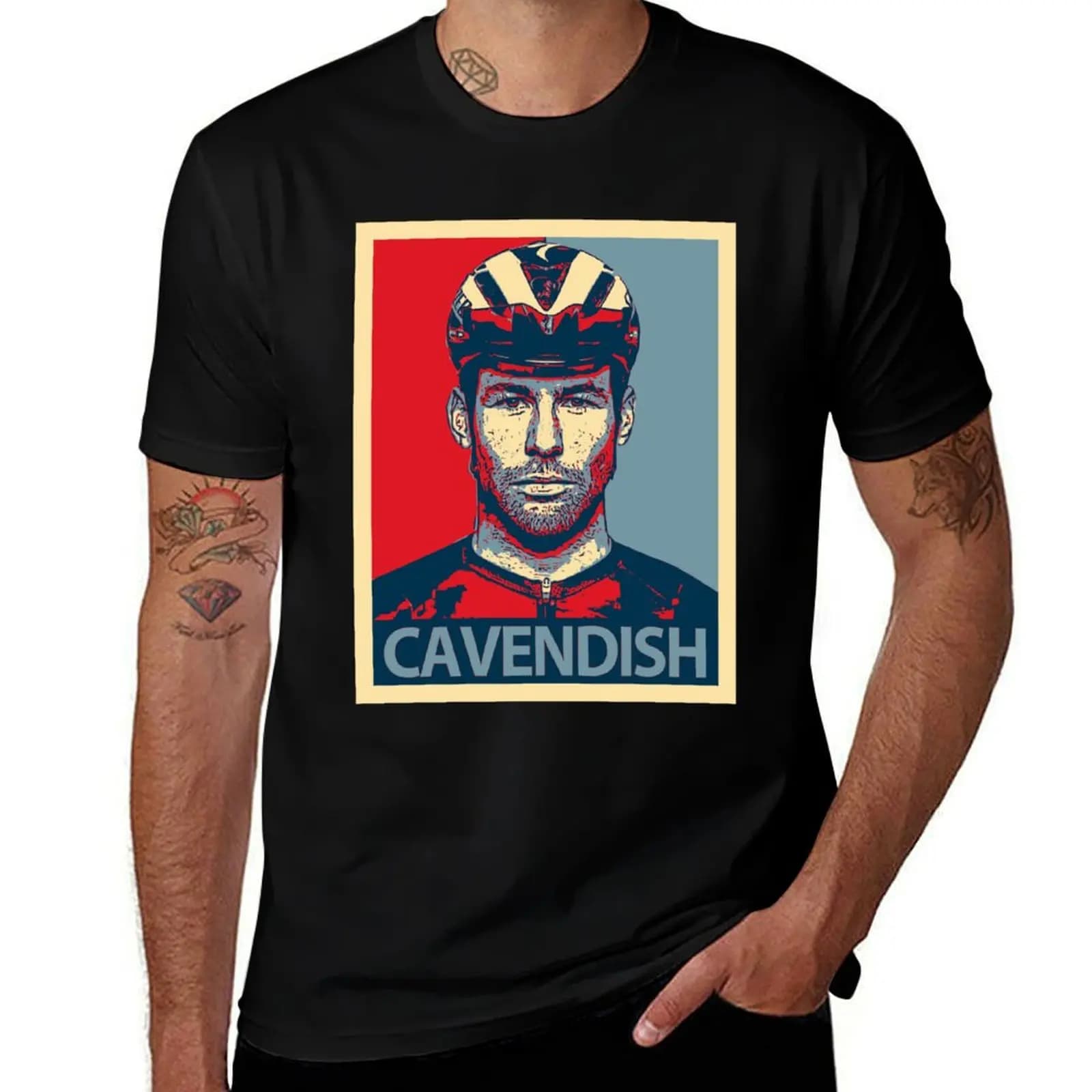 Mark cavendish T-Shirt Casual Everyday Short Sleeve T-Shirt