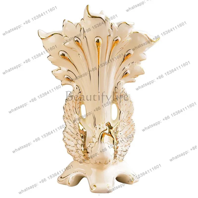12European ceramic vase ornament creative home jewelry decoration living room countertop