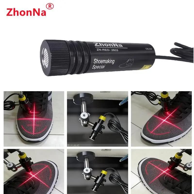 High Precision Red Laser Positioning Module for Shoe Making Machine,Cross/Dot/Fengzi Laser for Shoe Stitching Nailing Equipment