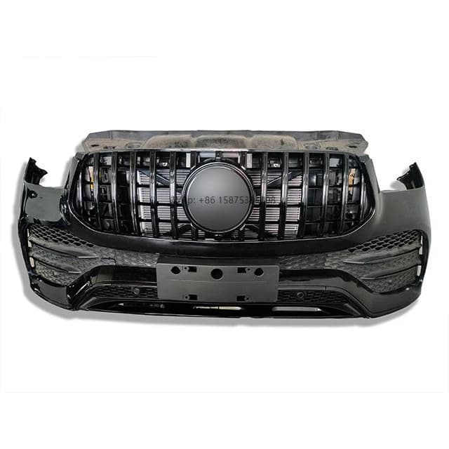 For GLE W167 Front Bumper Headlights Radiator Fan Parking Sensor Absorber Diffuser