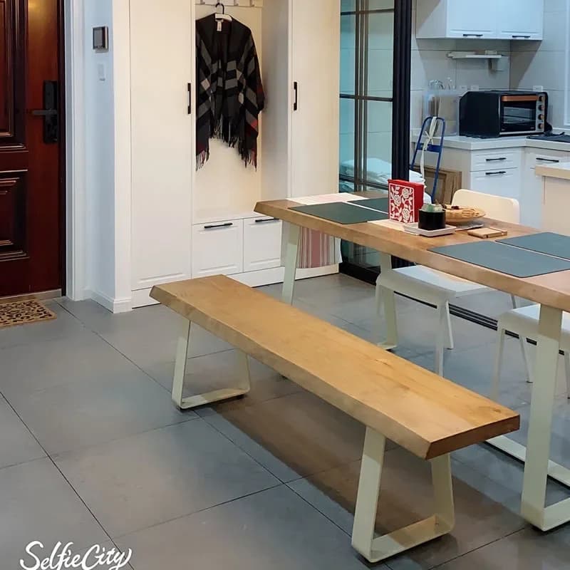 c13-Minimalist Design Nordic Dining Table Coffee Modern Wooden Kitchen Dining Tables Office Living Room Home Furniture Esstisch