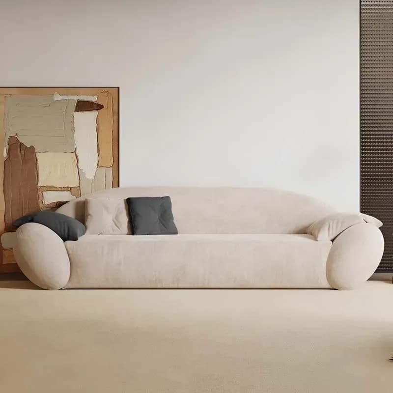 Apartment Modern Living Room Sofa Couch Puffs Nordic Relaxing Living Room Sofa Cheap Luxury Muebles Muebles Trendy Furniture