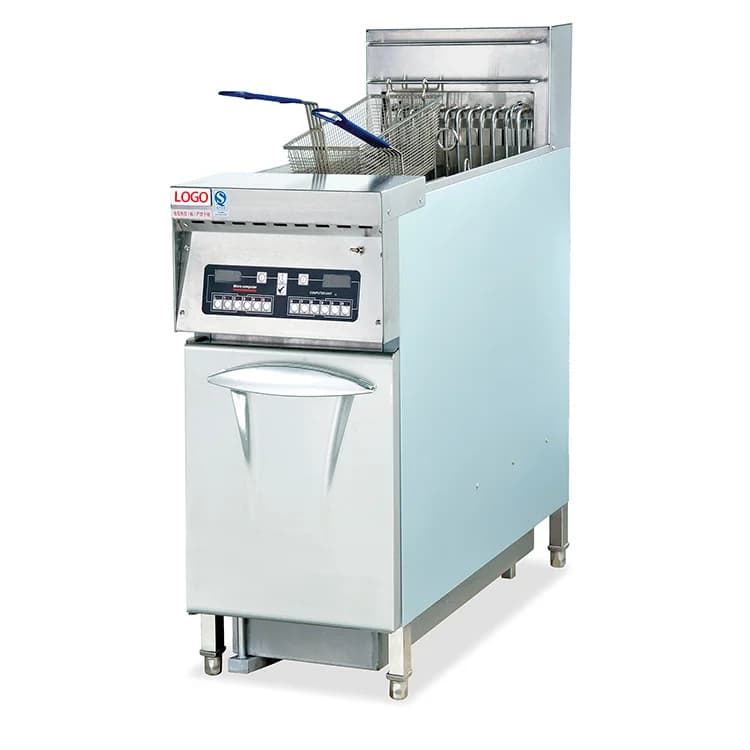 Single Tanks Chips Frying Machine Kitchen Equipment Commercial Fryers Industry Electric Deep Fryer
