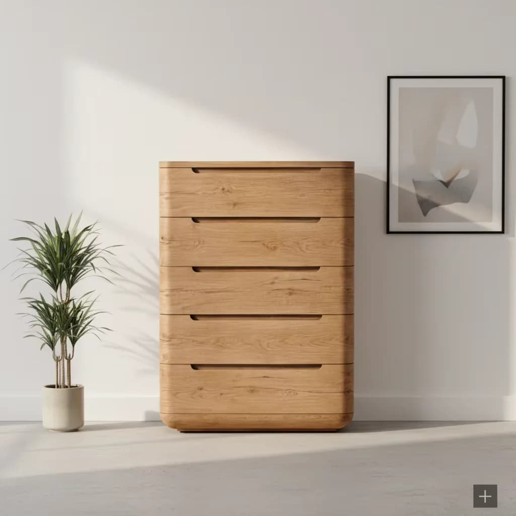 #Bedroom Furniture Antique Hand Made Premium Natural Wood Dressers