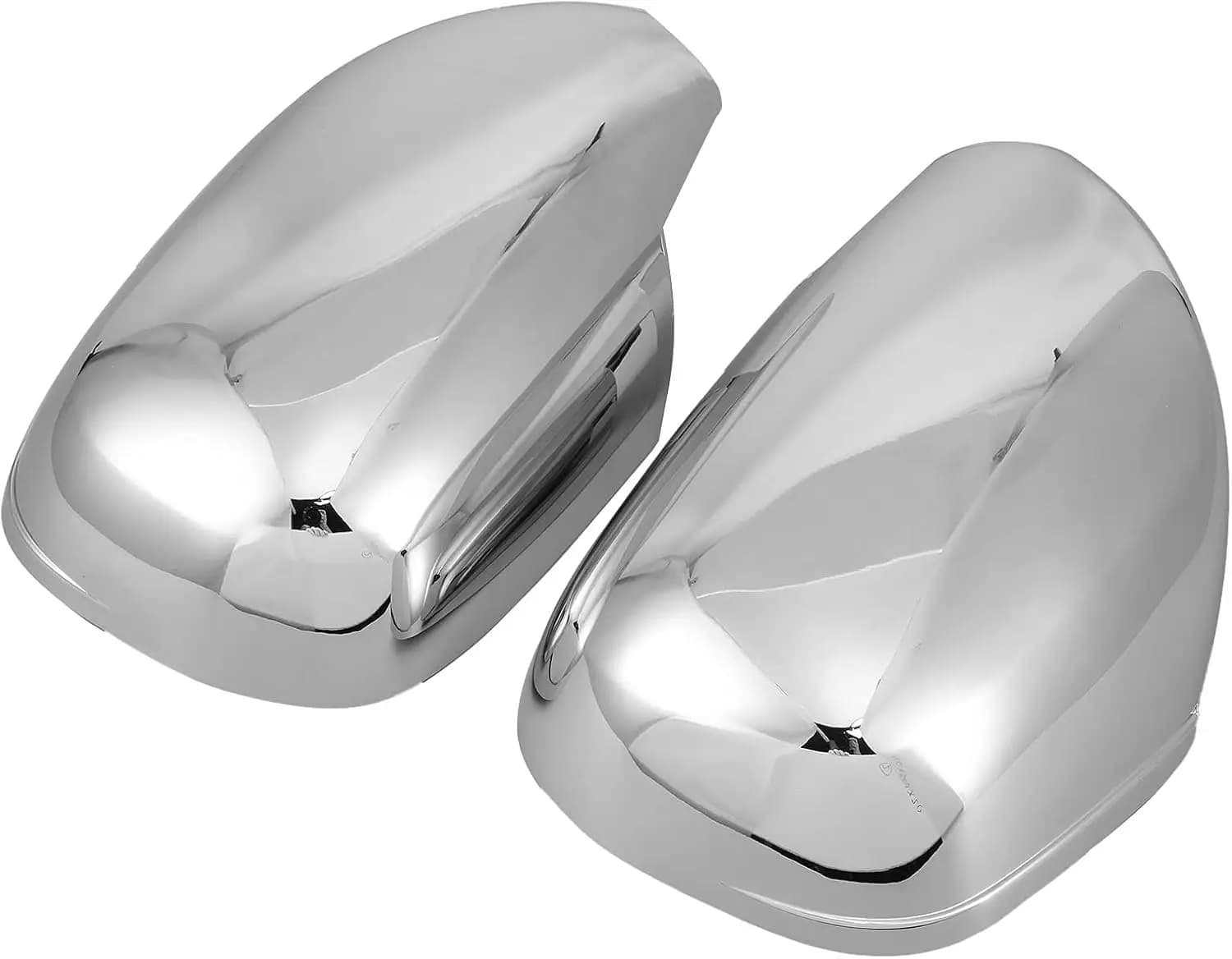 2pcs Rearview Chrome Plated Side Mirror Cover ABS for Toyota Prado FJ120 03-09 // 4Runner 02-16 // Hilux Surf/Hiace 08-16