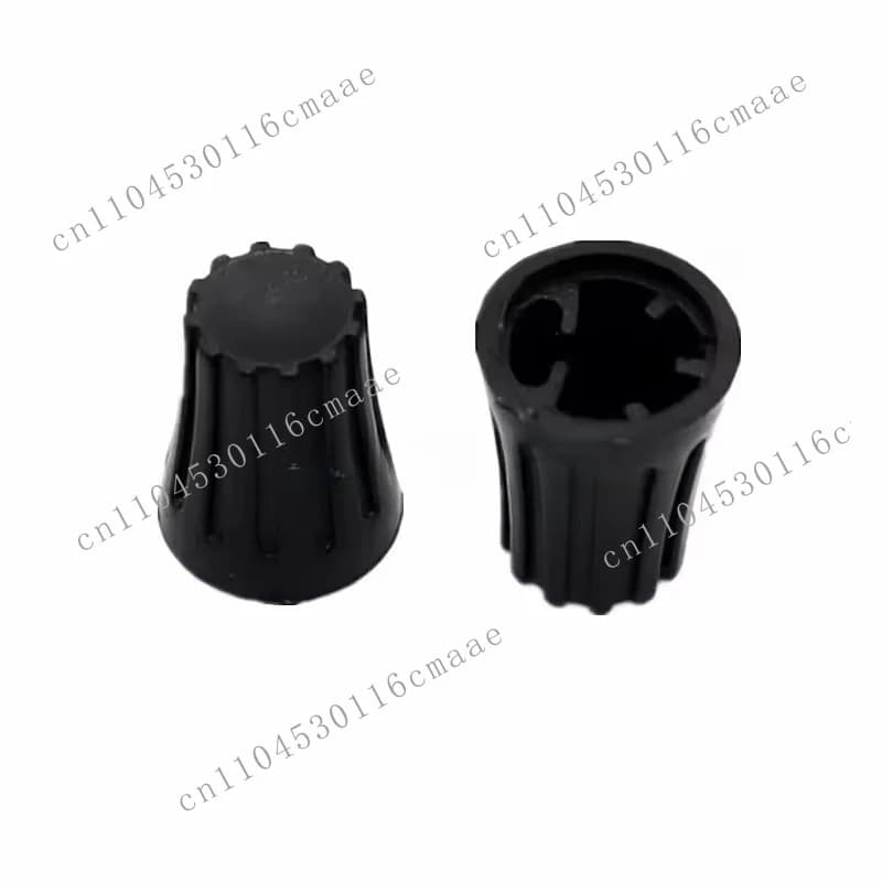 12X14.5MM Plastic Black Knob Potentiometer Encoder Switch Knob Volume Panel Adjustment Cap D Half Axis 6MM