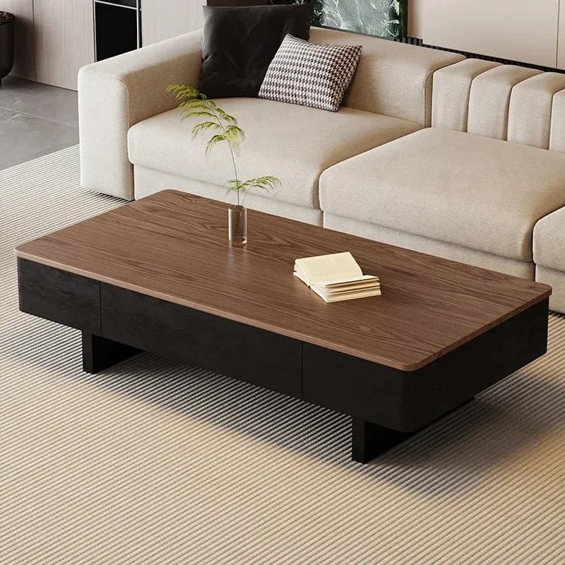 Beauty Large Size Coffee Table Elegant Storage Service Dinner Coffee Tables Modern Wooden Kaffee Tische Living Room Decoration
