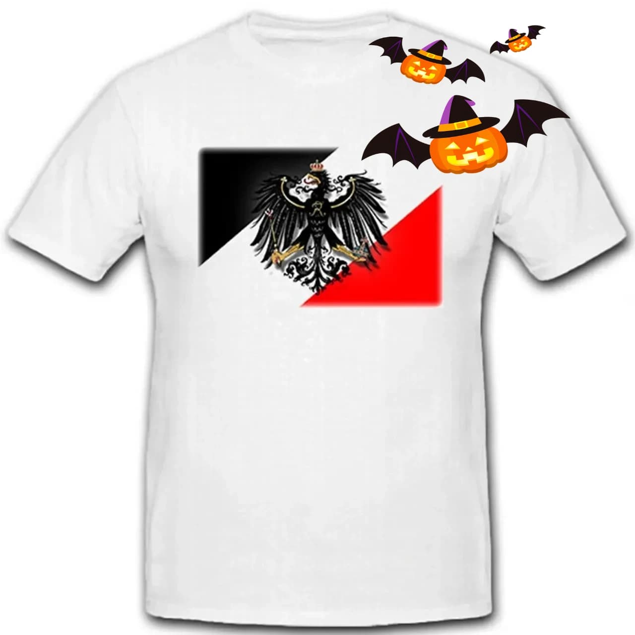 Deutschland Friedrich Der Groe Prussian Eagle Flag T-Shirt 100% Cotton O-Neck Summer Short Sleeve Casual Mens T-shirt Size S-3XL
