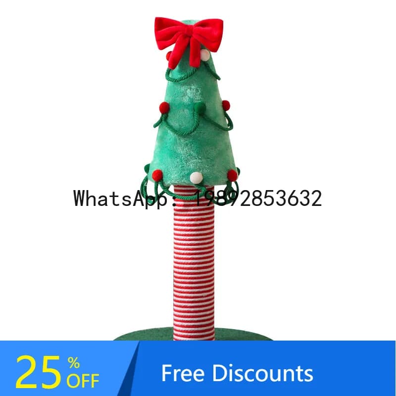 CZ Christmas Tree Cat Scratching Post Small Cat Climbing Frame Packaging Size Kitten Toy Scratching Board