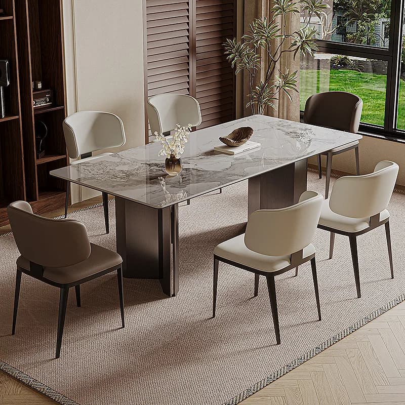 Luxury Creative Dining Table Modern Space Saving Dining Tables Minimalist Unique Mesa Para Comedor Dining Room Furniture