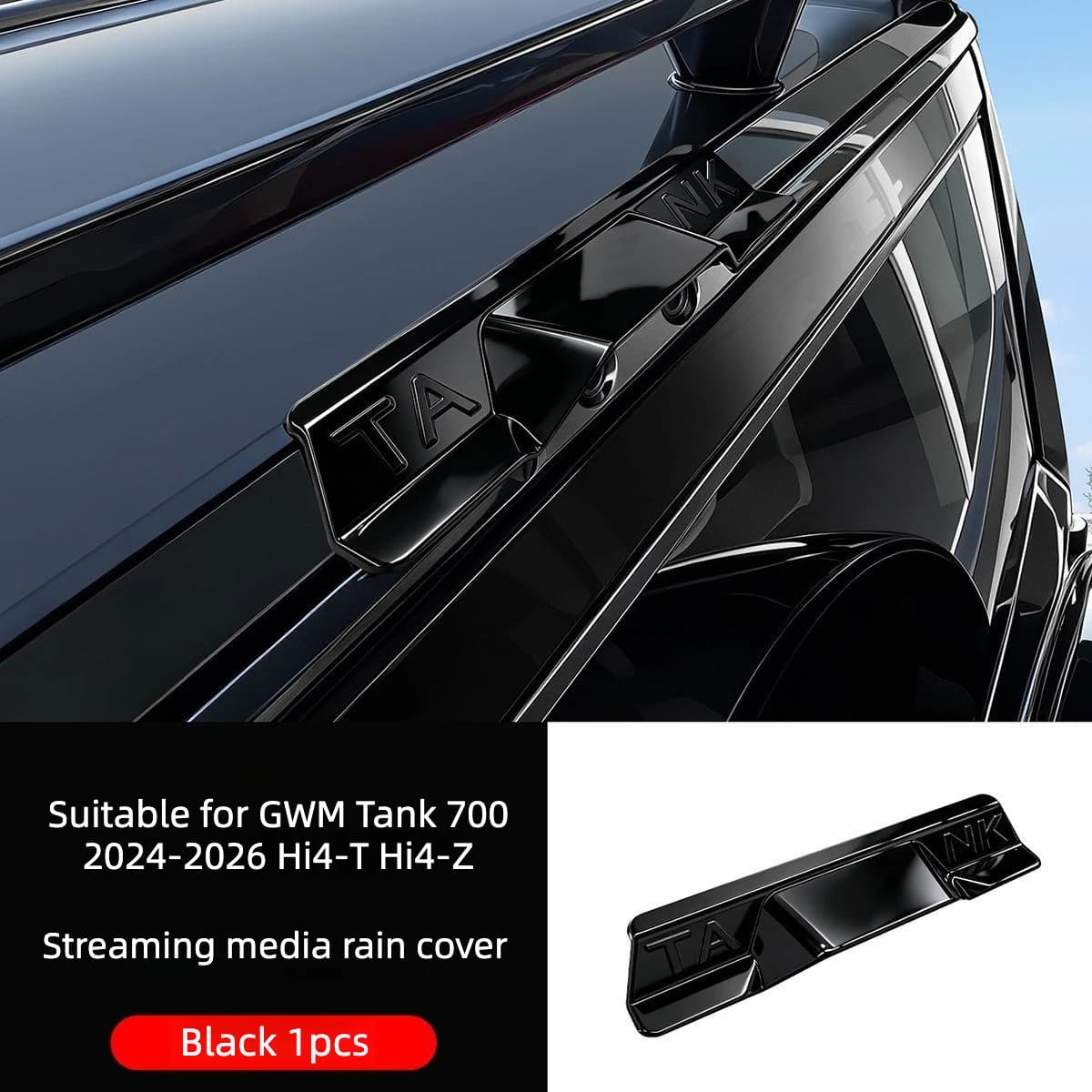For GWM Tank 700 2024-2026 Hi4-T Hi4-Z Streaming Media Camera Rain Visor, Rear Camera Rain Guard Upgrade Mod Accessories