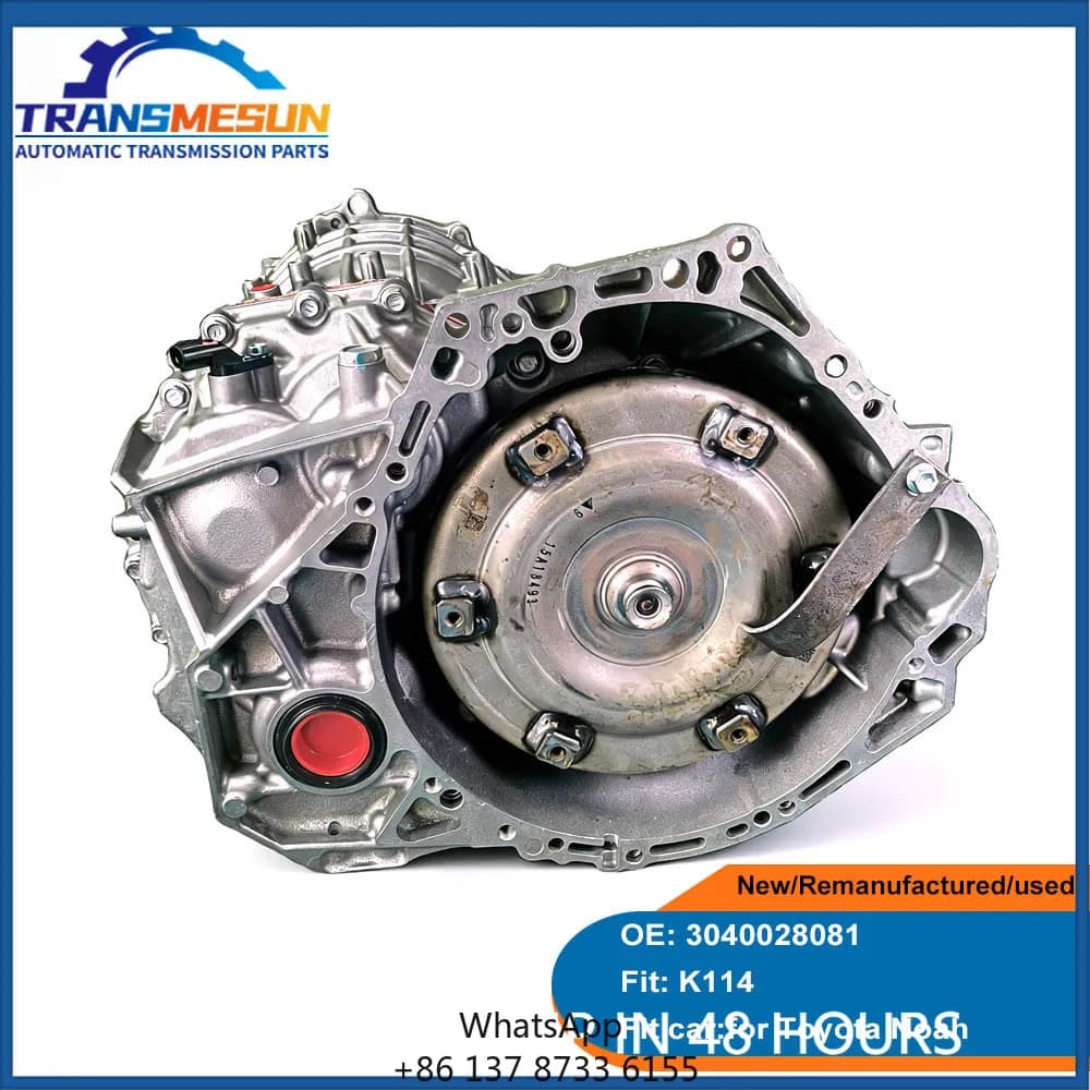 Remanufactured Automatic Transmission Assembly K114 For Toyota Noah 3ZRFAE Engine 2017-2022 Car Gearbox 30400-28081