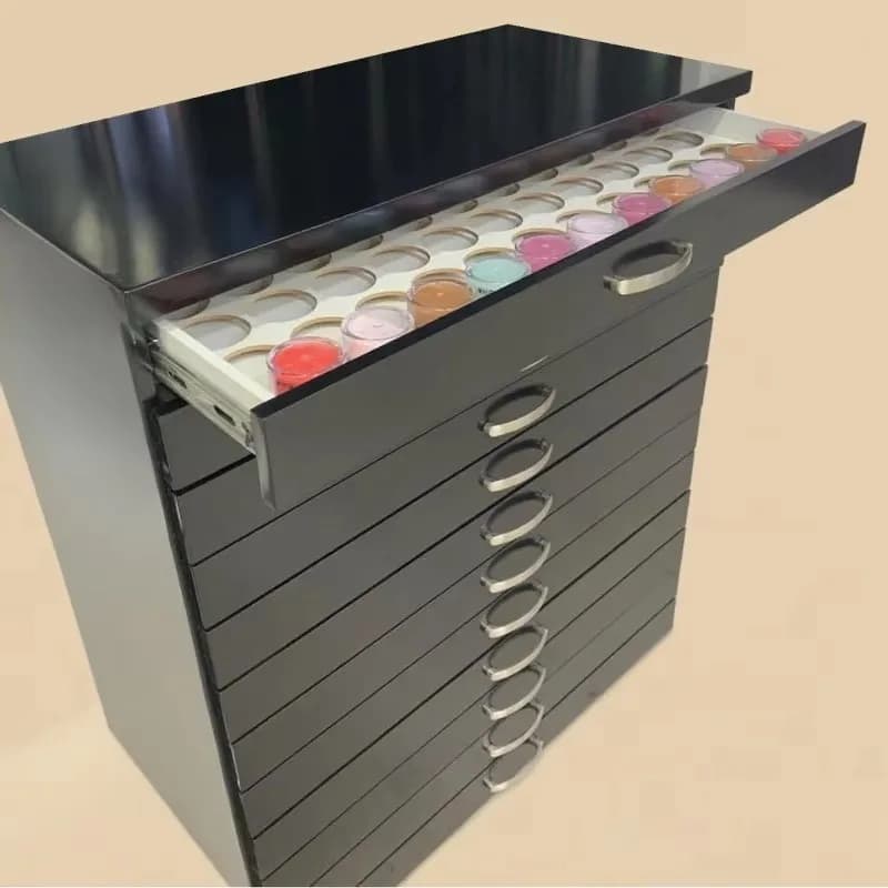 Wood Modern Design Beauty Salon Storage Cabinet Low Price High Service for Supermarket Mall Use