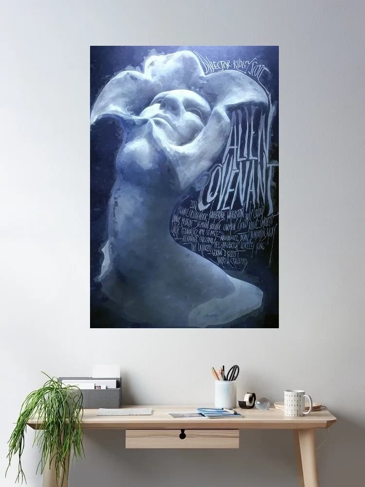 8Style Choose Alien Covenant Movie, Art Print Silk Poster Home Wall Decor
