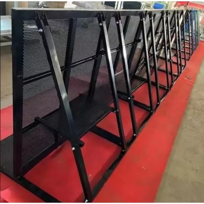 【Direct Factory Sale】Galvanized Steel Explosion Proof Iron Horse Barrier Heavy Duty Anti Crash Temporary Fence For Road Event Co