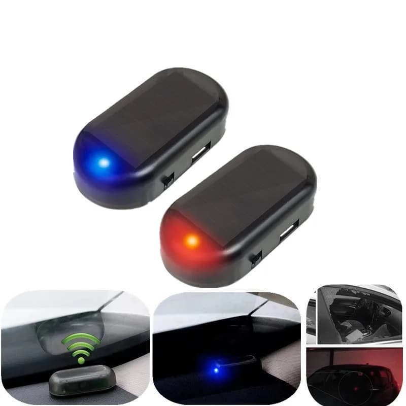 Car Fake Security Warning Light Sticker Accessories For Hyundai IX35 Solaris Accent I30 Tucson Elantra Santa Fe Getz I20 Sonata