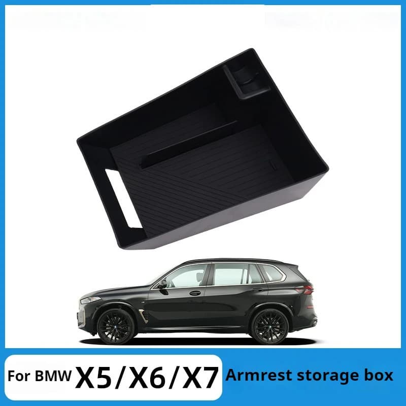 For BMW X5/X6/X7 central control armrest box storage box storage box car interior supplies car accessories interior