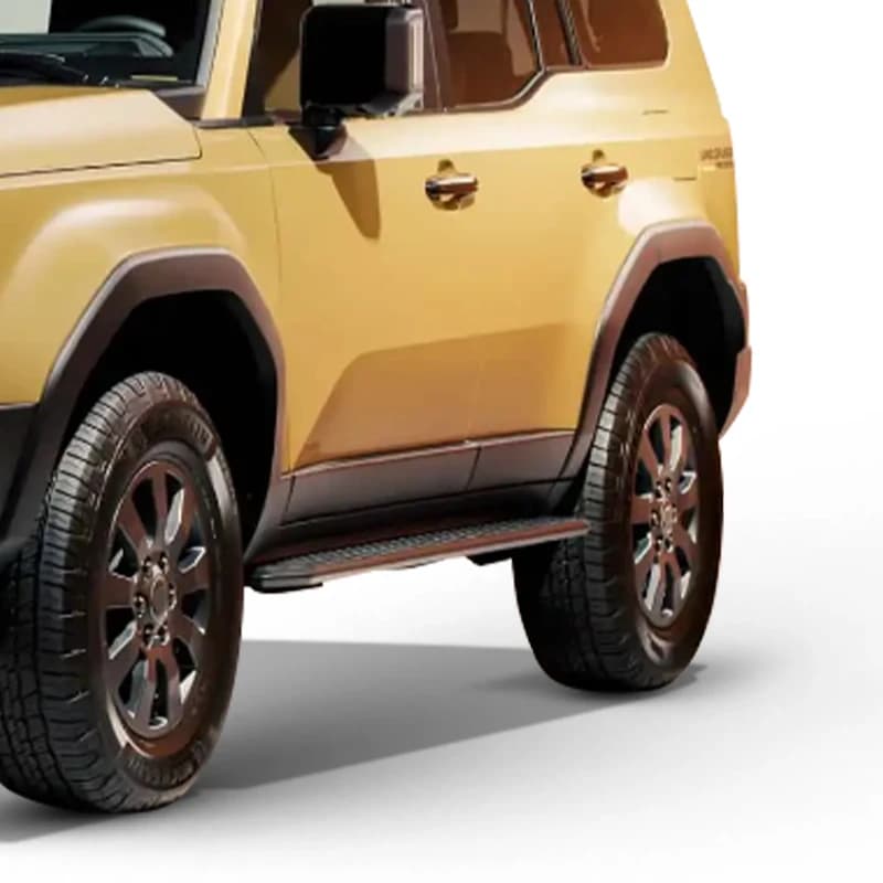 Wholesale Exterior Non-slip Aluminum Alloy Running Board Electric Side Step For Toyota LC250 2024 Land Cruiser