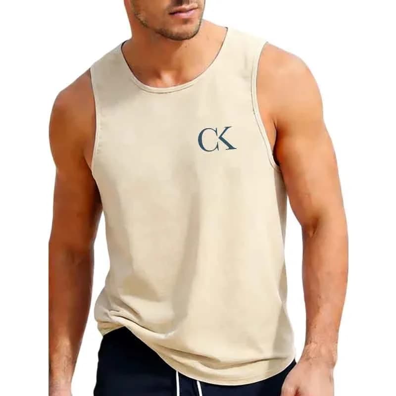 2026 Men's Breathable Gym Tank Top Quick Drying Fitness Vest Sleeveless Workout Shirt Bodybuilding Stringer Singlet Tank Tops