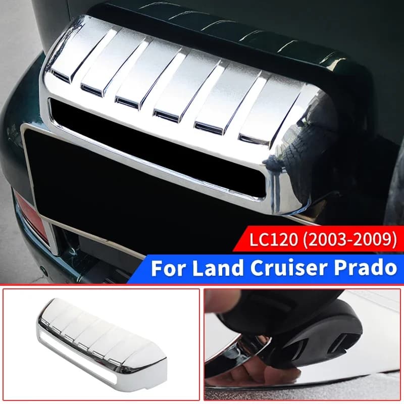 Applicable to 2003-2009 Land Cruiser Prado 120 Rear License Plate Decoration Frame Modification Lc120 Decoration Accessories