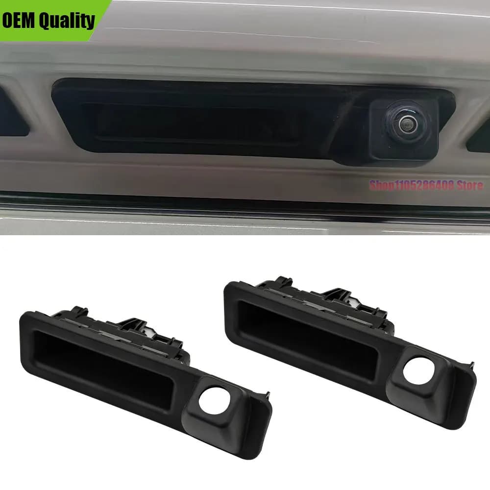 Car Rear Trunk Switch Rubber Cover Lid Pad Handle Reversing Camera Cover Fit For BMW X5 5 Series 520 530 535i For BMW G30 G05