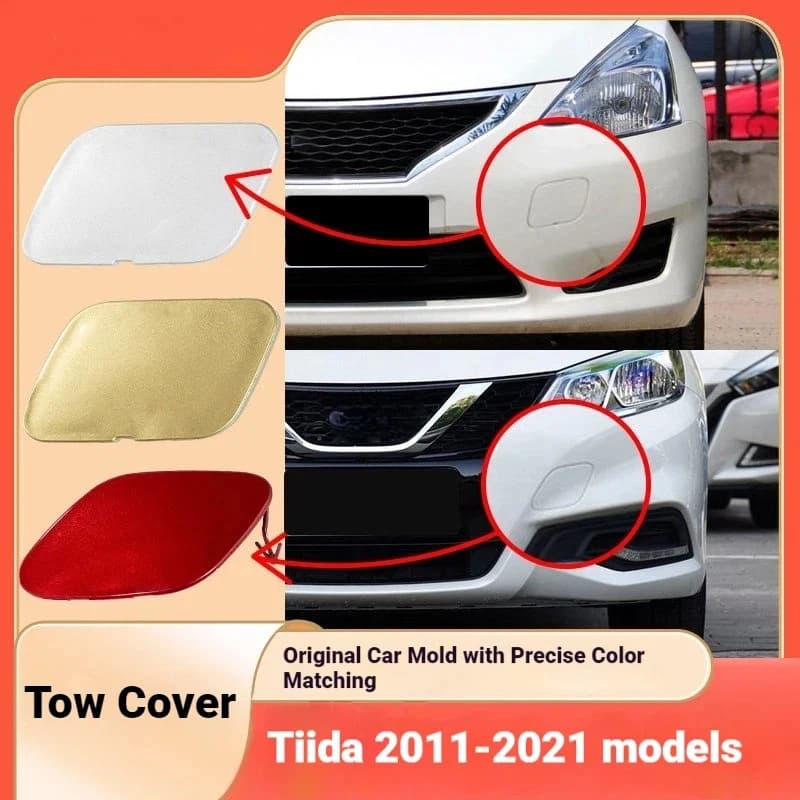 Applicable to Nissan 11-21 Qida trailer cover, Qida front and rear bumper cover, trailer hook traction cover