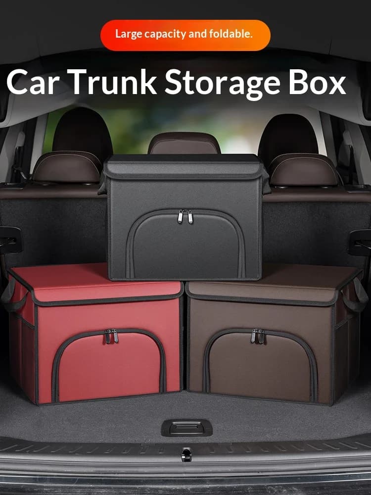 Car trunk large capacity Foldable storage box shoe storage organizing box For SEAT Leon Ibiza FR 2 Ateca Arona Arosa Tarraco Mii