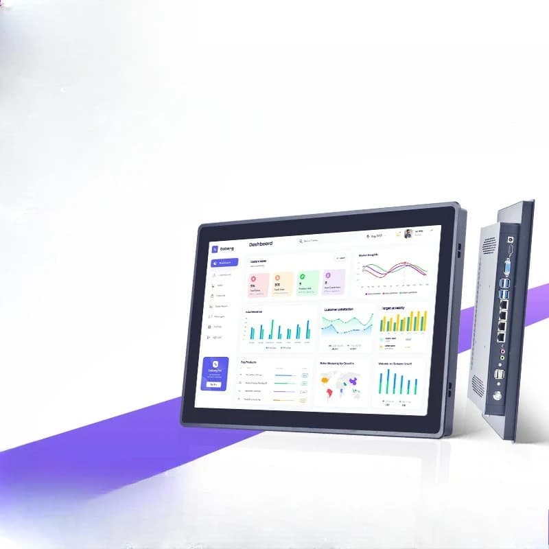 Multi-task parallel support Win/Linux system, support Poe module expansion 4 network port industrial control all-in-one computer