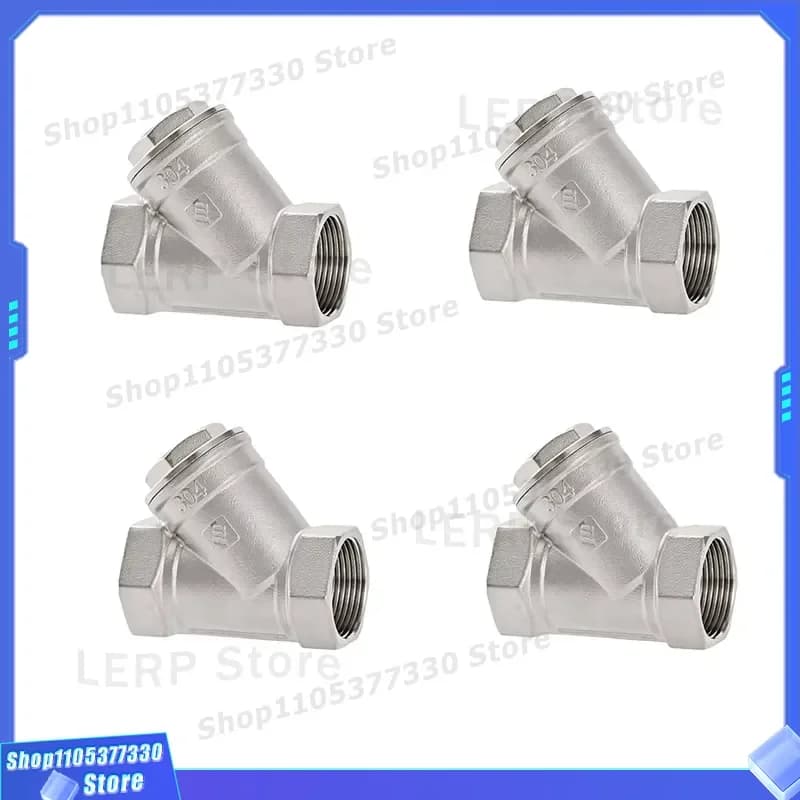 Lishui Stainless Steel Y Type Filter Valve Internal Thread DN15 DN20 DN25 DN32 DN40 DN50 Manual Water Strainer for Pipeline