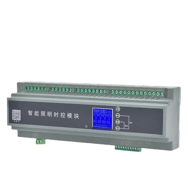 16-Channel intelligent lighting time control module Computer mobile phone remote control Lighting system centralized